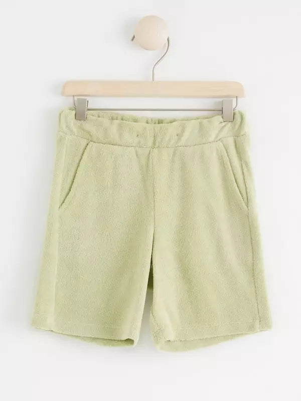 Soft Terry Lounge Shorts - Sage Green